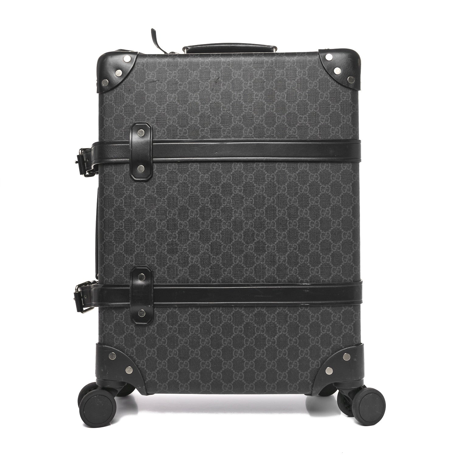 Gucci GG Supreme Monogram Globe-Trotter Carry-On Black 1 of 9