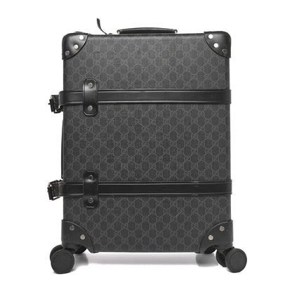 Gucci GG Supreme Monogram Globe-Trotter Carry-On Black 1 of 9
