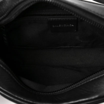Balenciaga Nappa BB Monogram Embossed Everyday Camera Bag Black 5 of 8