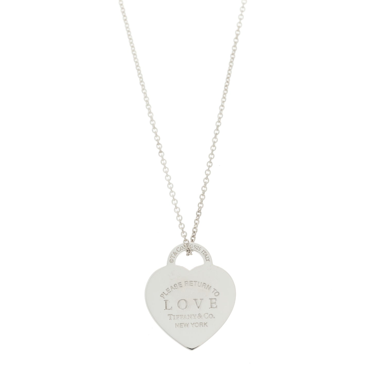Sterling Silver Return To Tiffany Love Pendant Necklace
