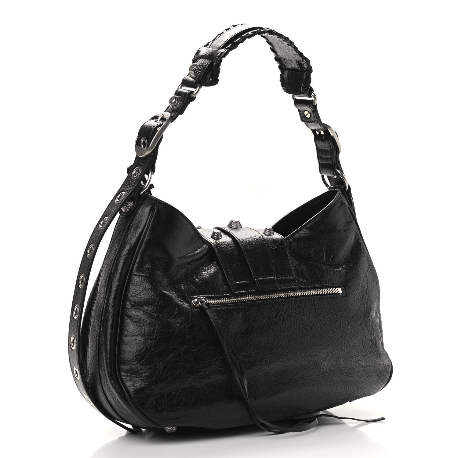 Balenciaga Agneau Arena Medium Le Cagole Shoulder Bag Black 3 of 9
