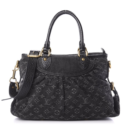 Louis Vuitton Denim Neo Cabby MM Black 1 of 13