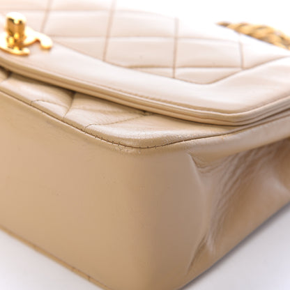 Chanel Lambskin Quilted Small Single Flap Beige 13 of 18