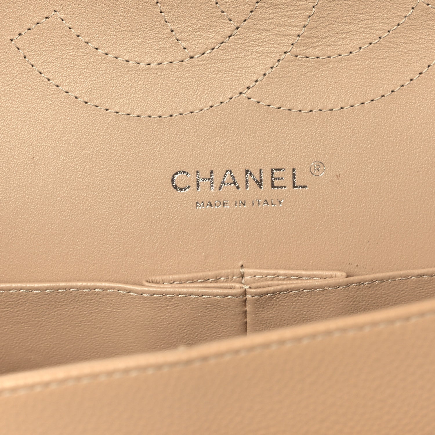 Chanel Caviar Quilted Jumbo Double Flap Beige 6 of 12