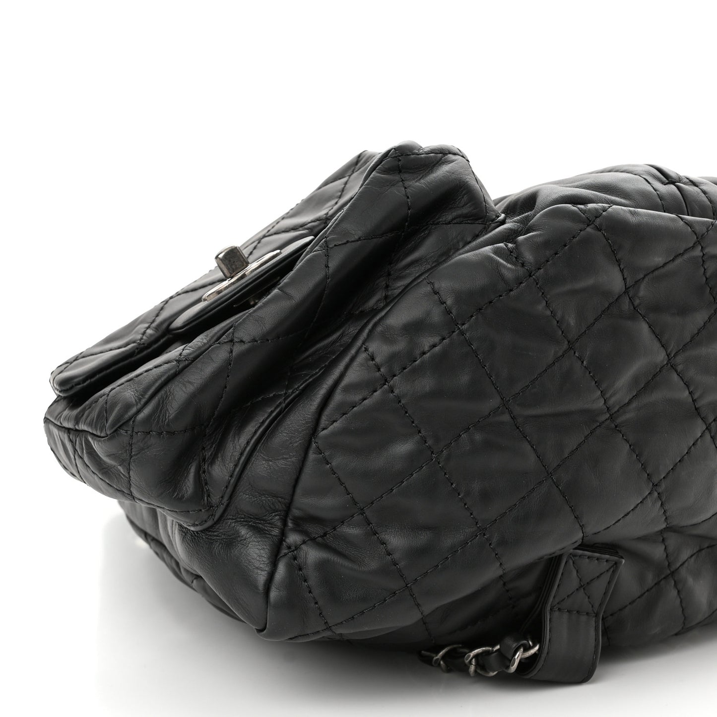 Calfskin Large Backpack Is Back Black