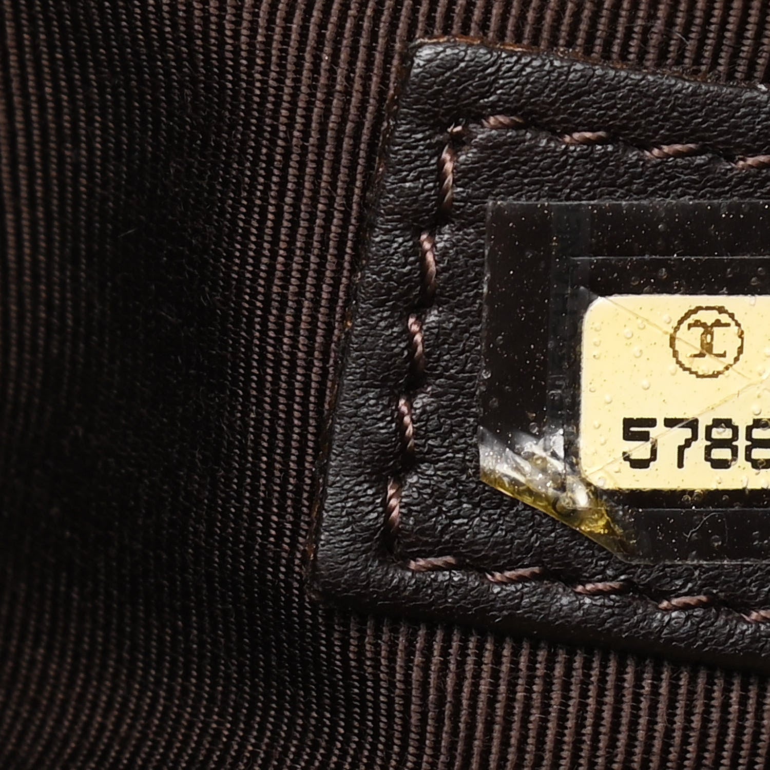 Chanel Suede CC Drawstring Backpack Brown 6 of 9