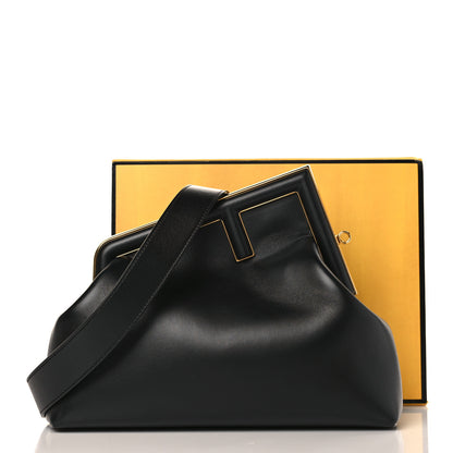 Fendi Shiny Nappa Medium Fendi First Black 10 of 10