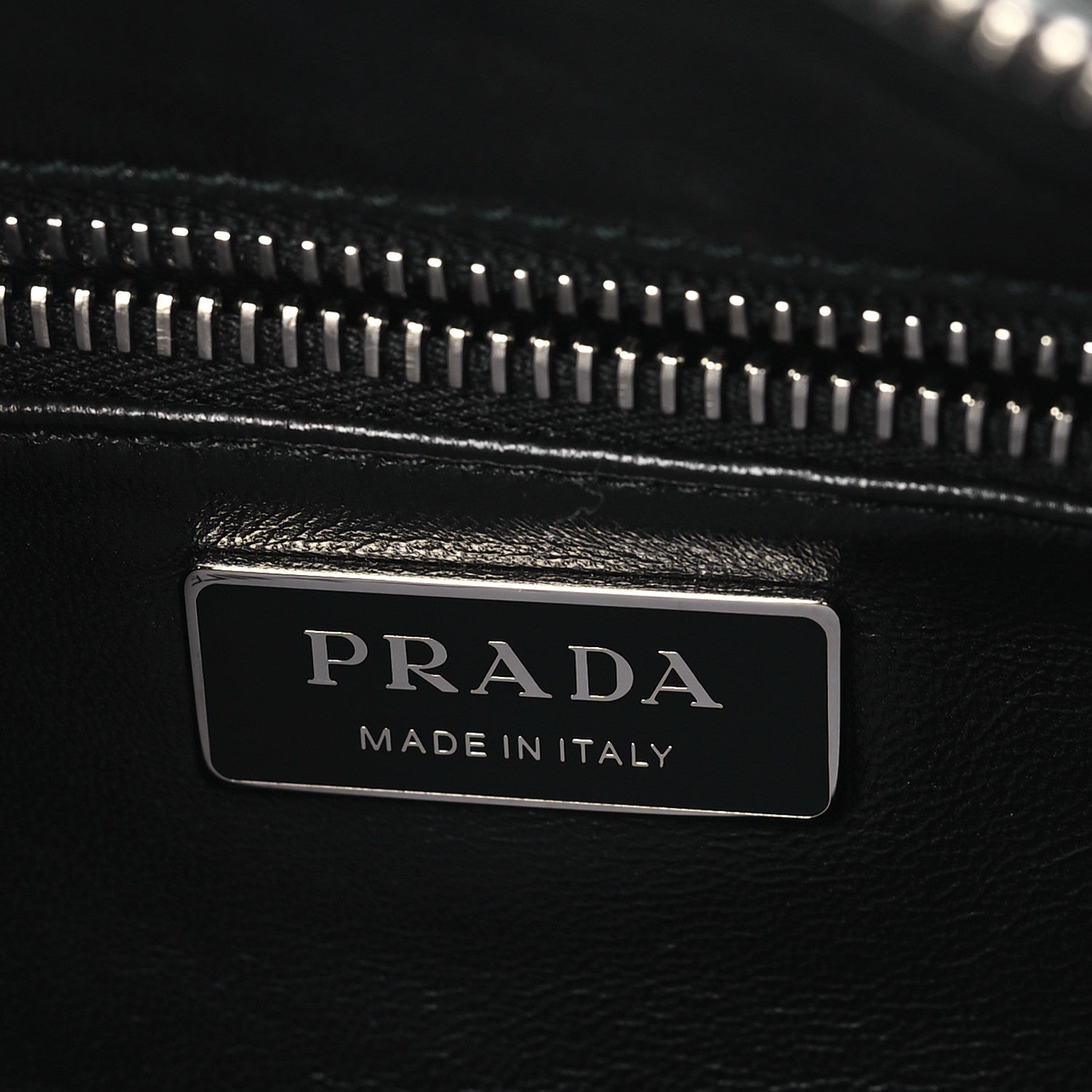 Prada Nappa Antique Multi-Pocket Shoulder Bag Black 6 of 9