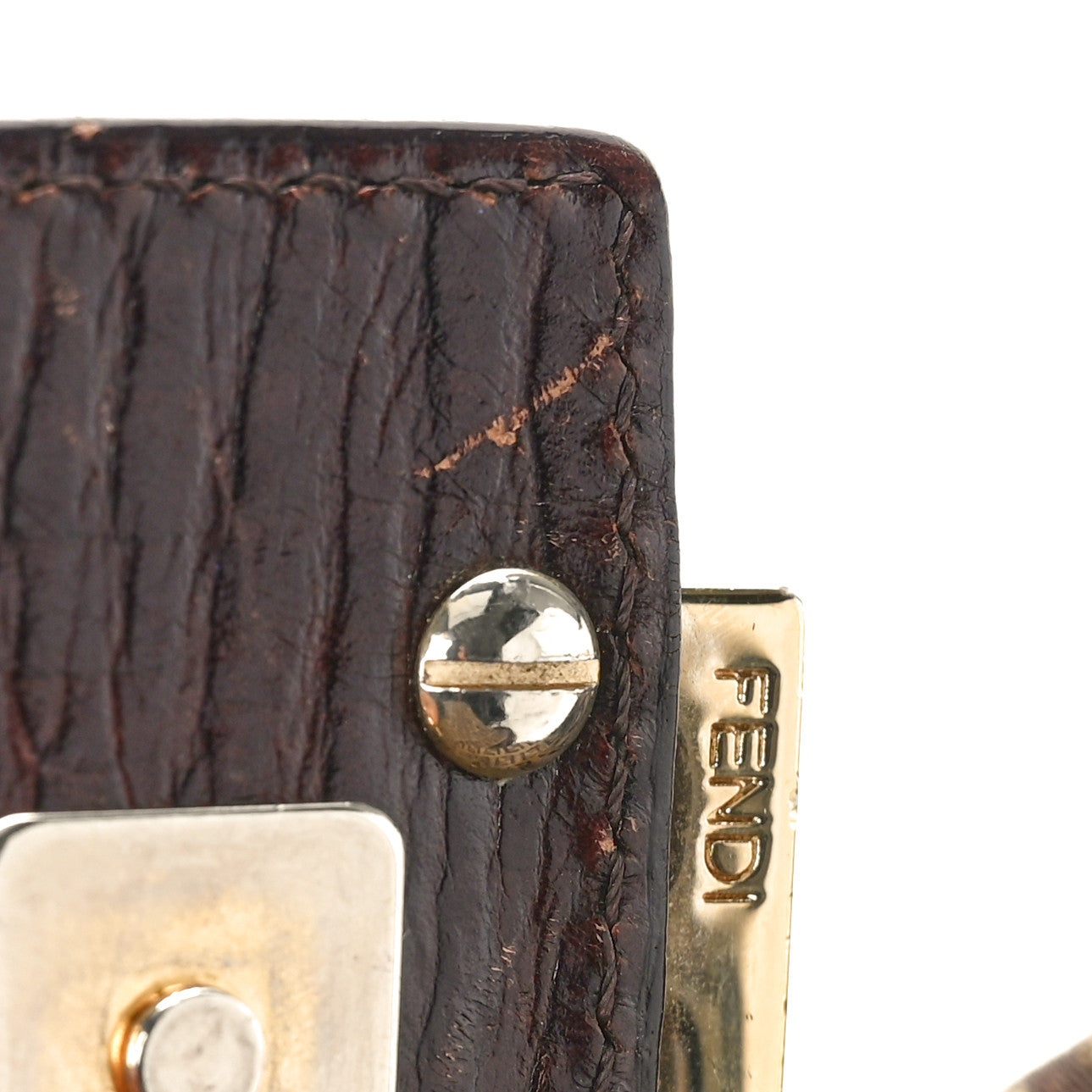Fendi Zucchino Mama Baguette Brown 12 of 12