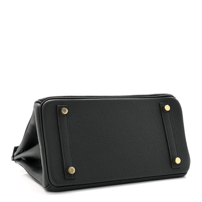 Hermes Togo Birkin 25 Black 4 of 13