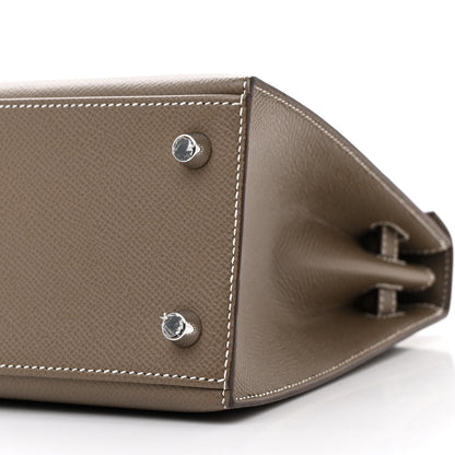 Hermes Epsom Kelly Sellier 25 Etoupe 9 of 15