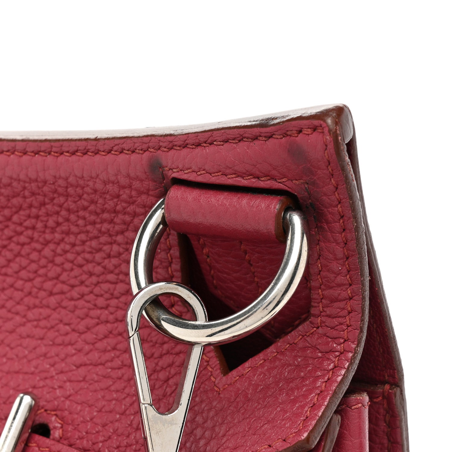 Hermes Taurillon Clemence Jypsiere 31 Rubis 18 of 19