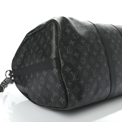 Louis Vuitton Monogram Eclipse Keepall Bandouliere 55 8 of 9