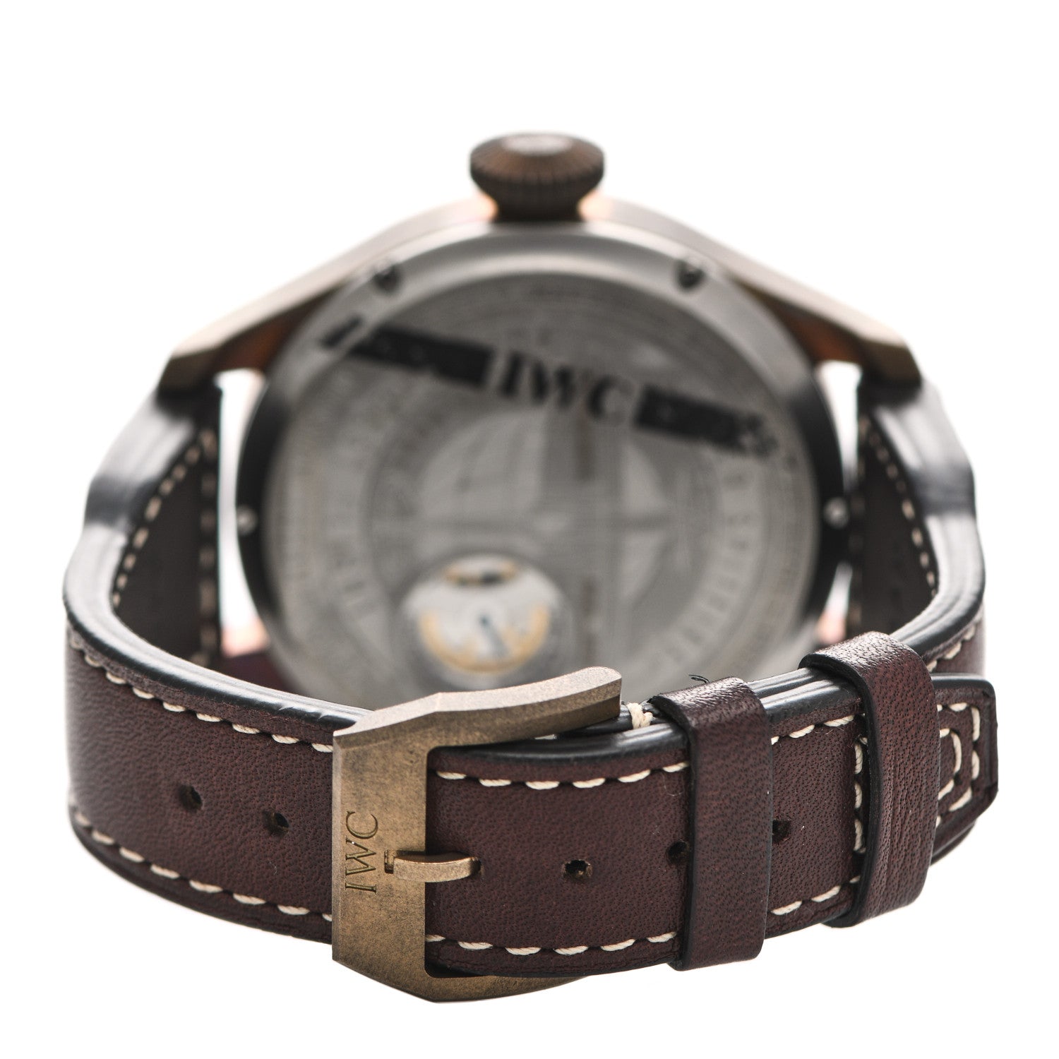 IWC Bronze Calfskin 46mm Big Pilot Date Spitfire "Mission Accomplished" Edition Automatic Watch Green IW510506 3 of 5