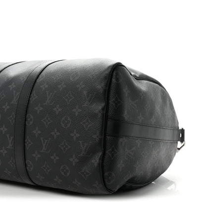 Louis Vuitton Monogram Eclipse Keepall Bandouliere 45 9 of 9