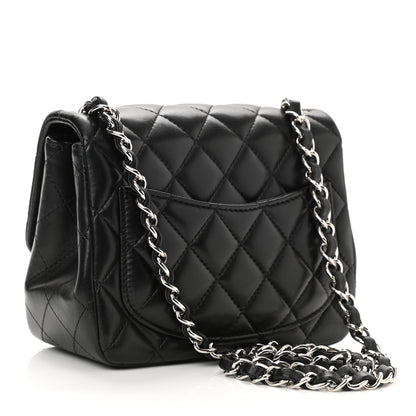 Chanel Lambskin Quilted Mini Square Flap Black 3 of 11