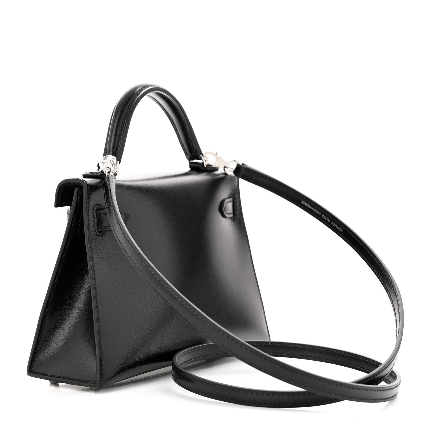 Hermes Box Studded Clouté Mini Kelly Sellier 20 Black 3 of 10
