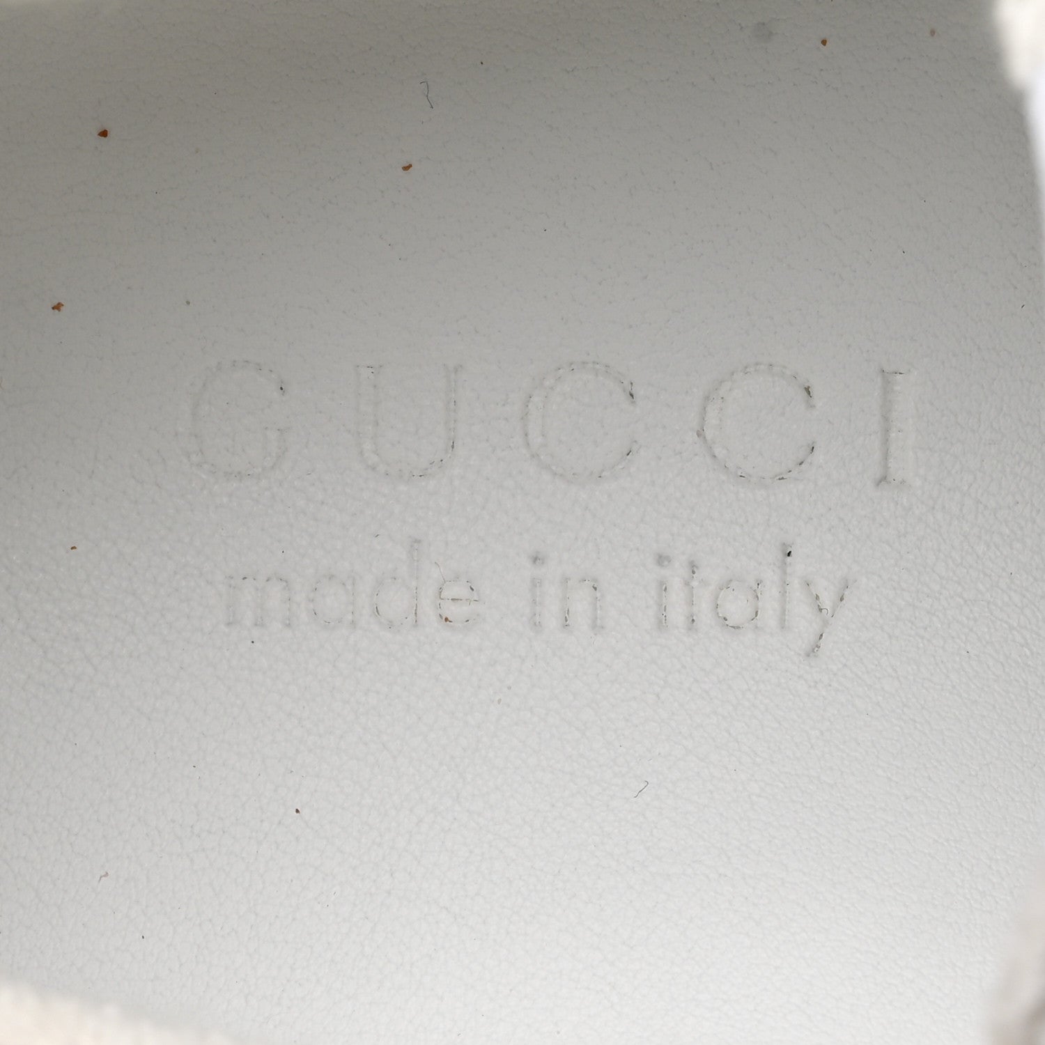 Gucci Lavaredo Eco Fabric Mesh Web Mens Rhyton Reflective Sneakers 6.5 Great White Green Red Silver 7 of 8