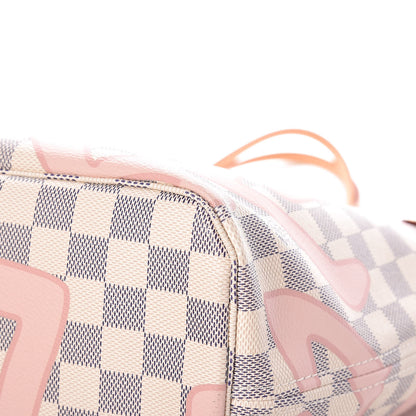 Louis Vuitton Damier Azur Tahitienne Neverfull MM 11 of 13