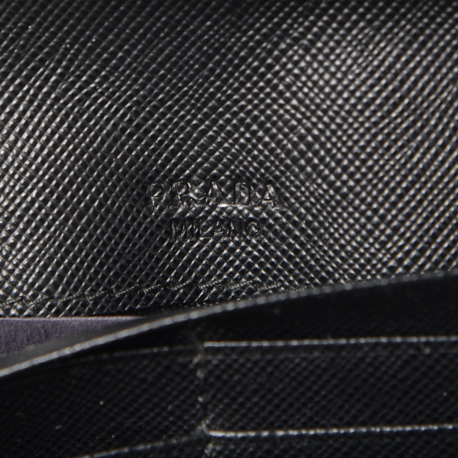 Prada Saffiano Bow Continental Wallet Nero Black 8 of 13