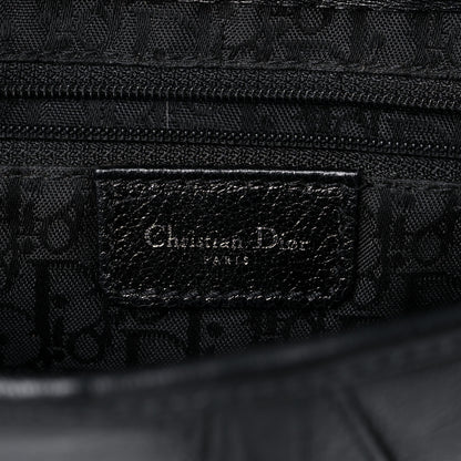 Christian Dior Calfskin Saddle Bag Black 6 of 12