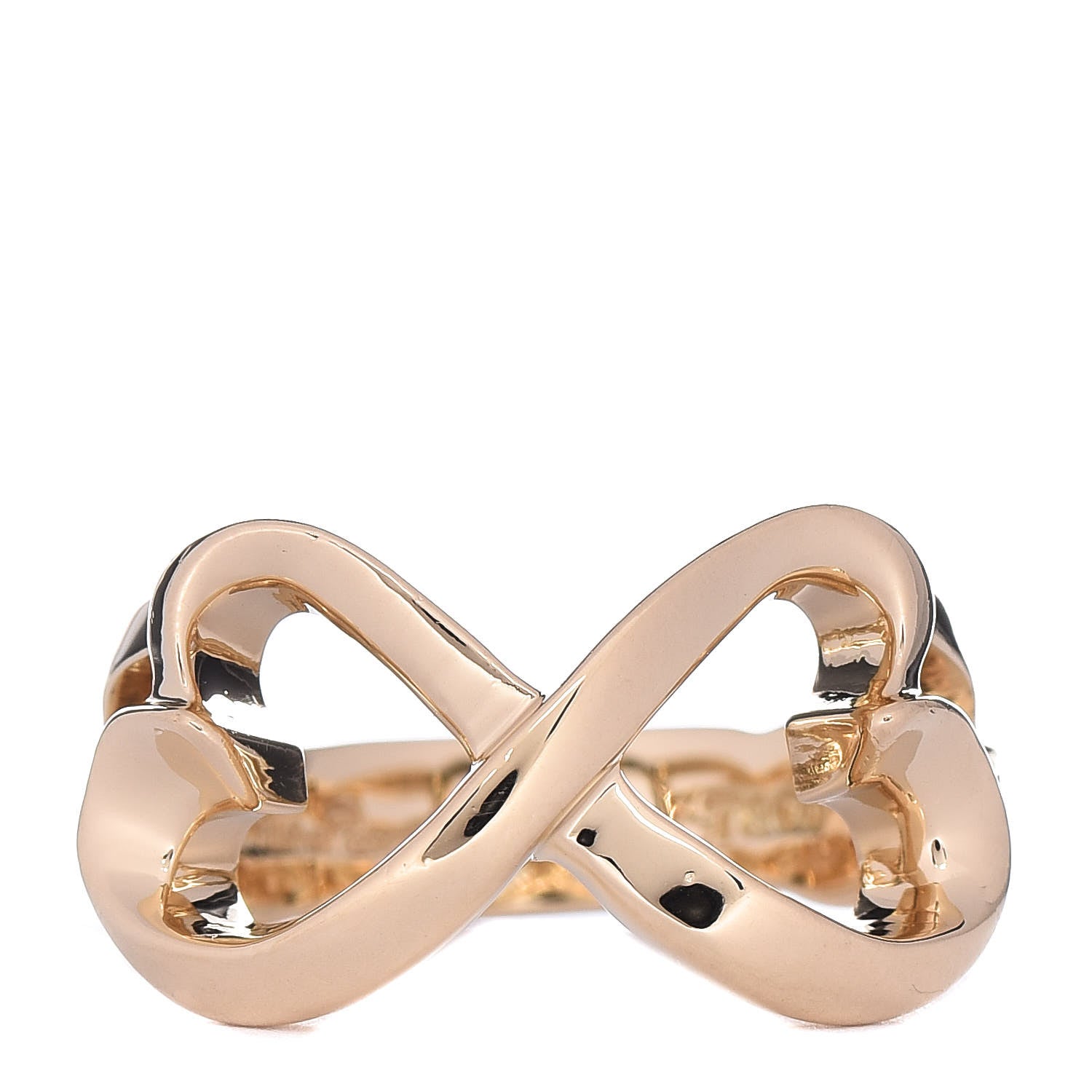 Tiffany 18K Yellow Gold Paloma Picasso Double Loving Heart Ring 52 6 1 of 6