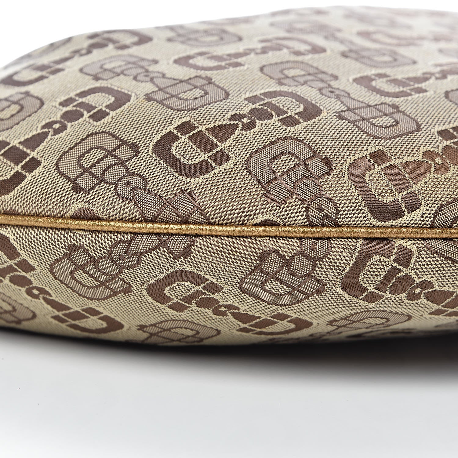Gucci Canvas Horsebit Glam Hobo Bronze 8 of 10