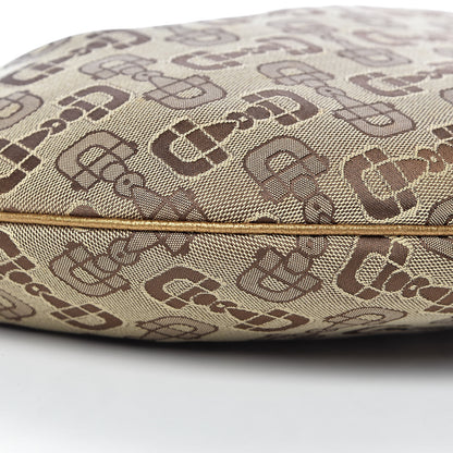Gucci Canvas Horsebit Glam Hobo Bronze 8 of 10