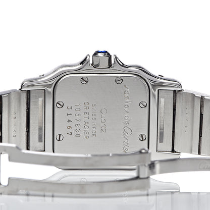 Cartier Stainless Steel 18K Yellow Gold 24mm Santos De Cartier Galbee Quartz Watch 6 of 7