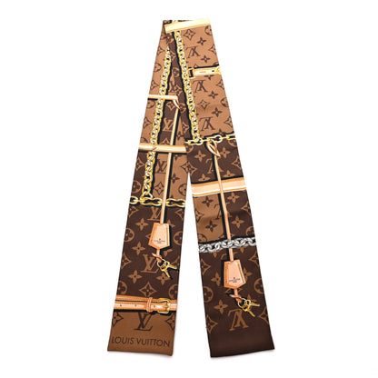 Louis Vuitton Silk Monogram Confidential Bandeau Brown 2 of 3