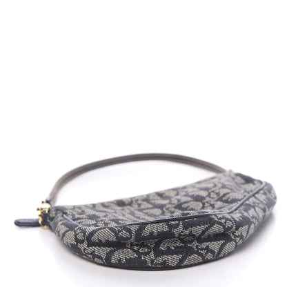 Christian Dior Monogram Mini Saddle Pochette Navy 4 of 10