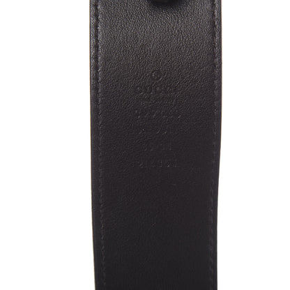 Gucci Calfskin Double G 40mm Belt 85 34 Dark Cocoa 3 of 5