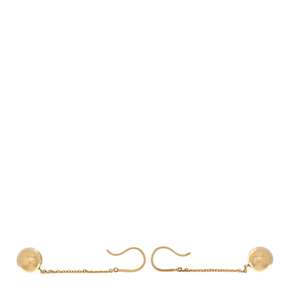 Tiffany 18K Yellow Gold 10mm HardWear Ball Hook Drop Earrings 3 of 5
