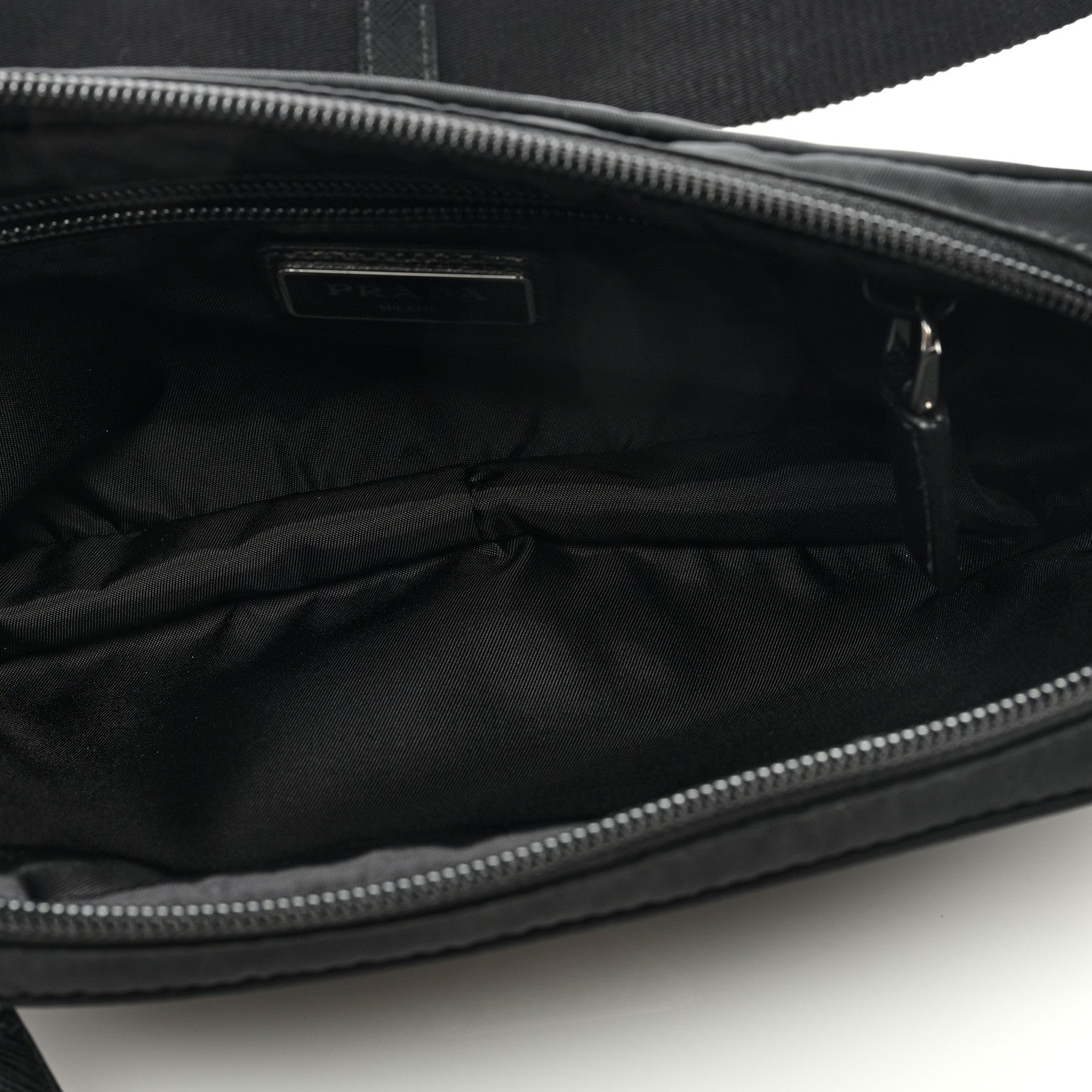 Prada Re-Nylon Saffiano Belt Bag Black 5 of 8
