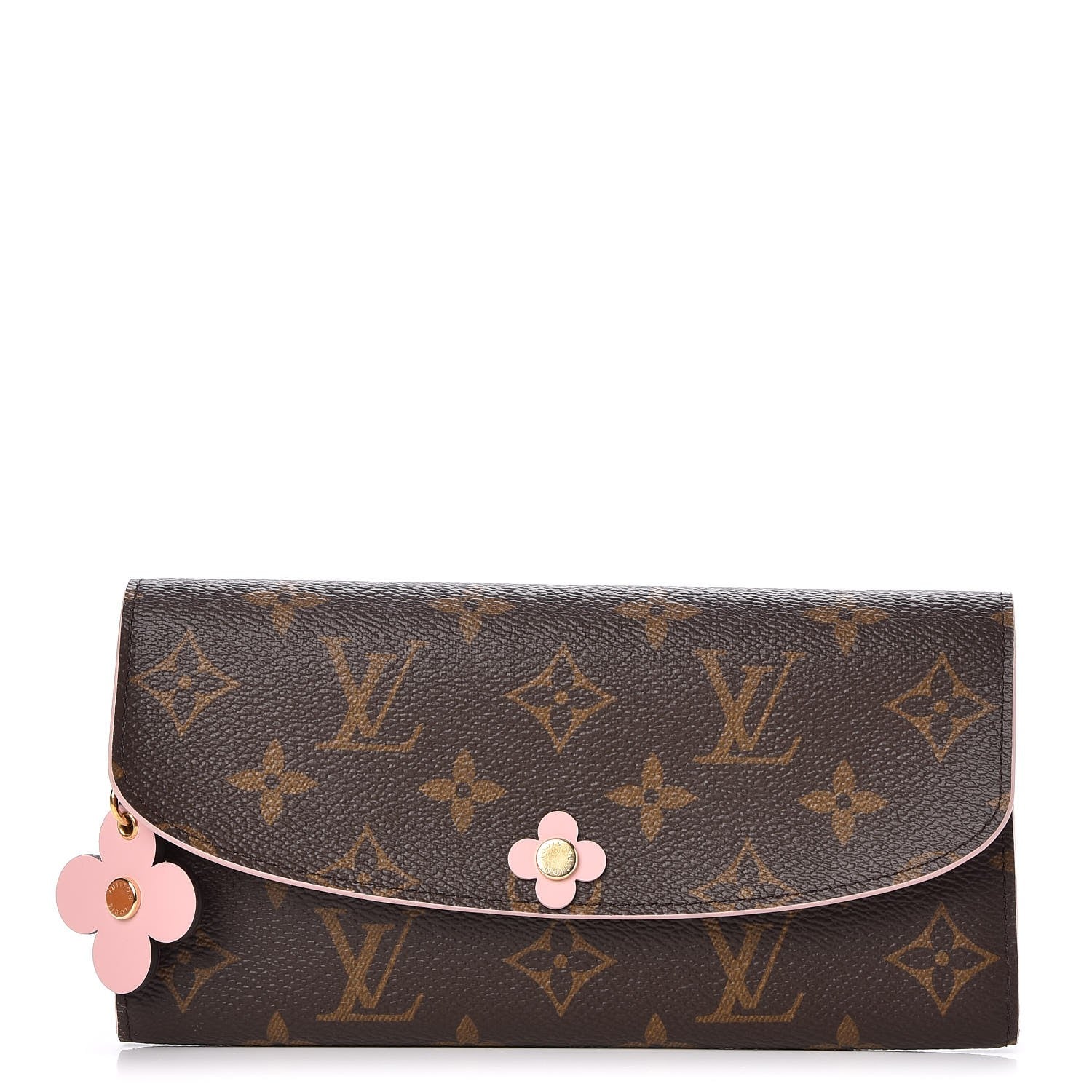 Louis Vuitton Monogram Bloom Flower Emilie Wallet 1 of 9