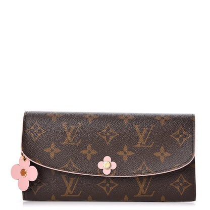 Louis Vuitton Monogram Bloom Flower Emilie Wallet 1 of 9