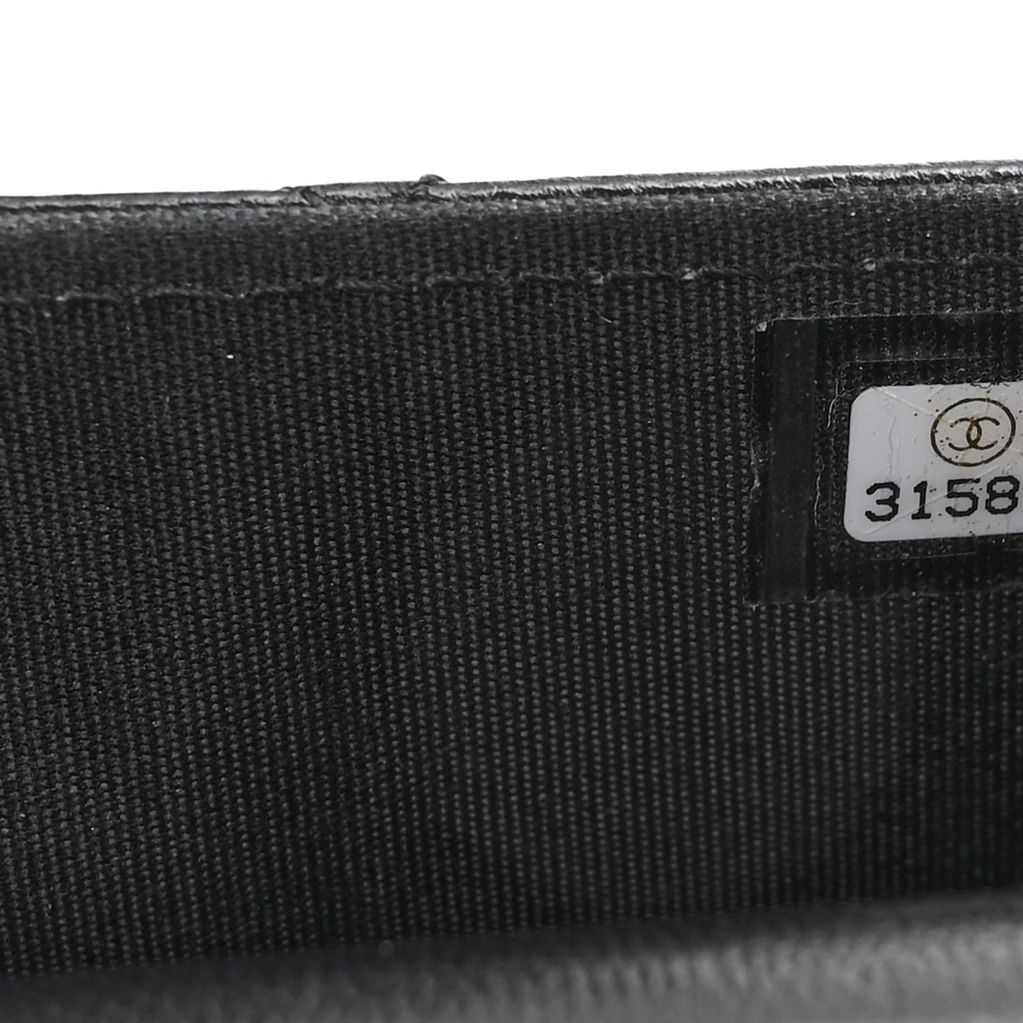Lambskin Quilted Trendy CC Card Holder On Chain Black
