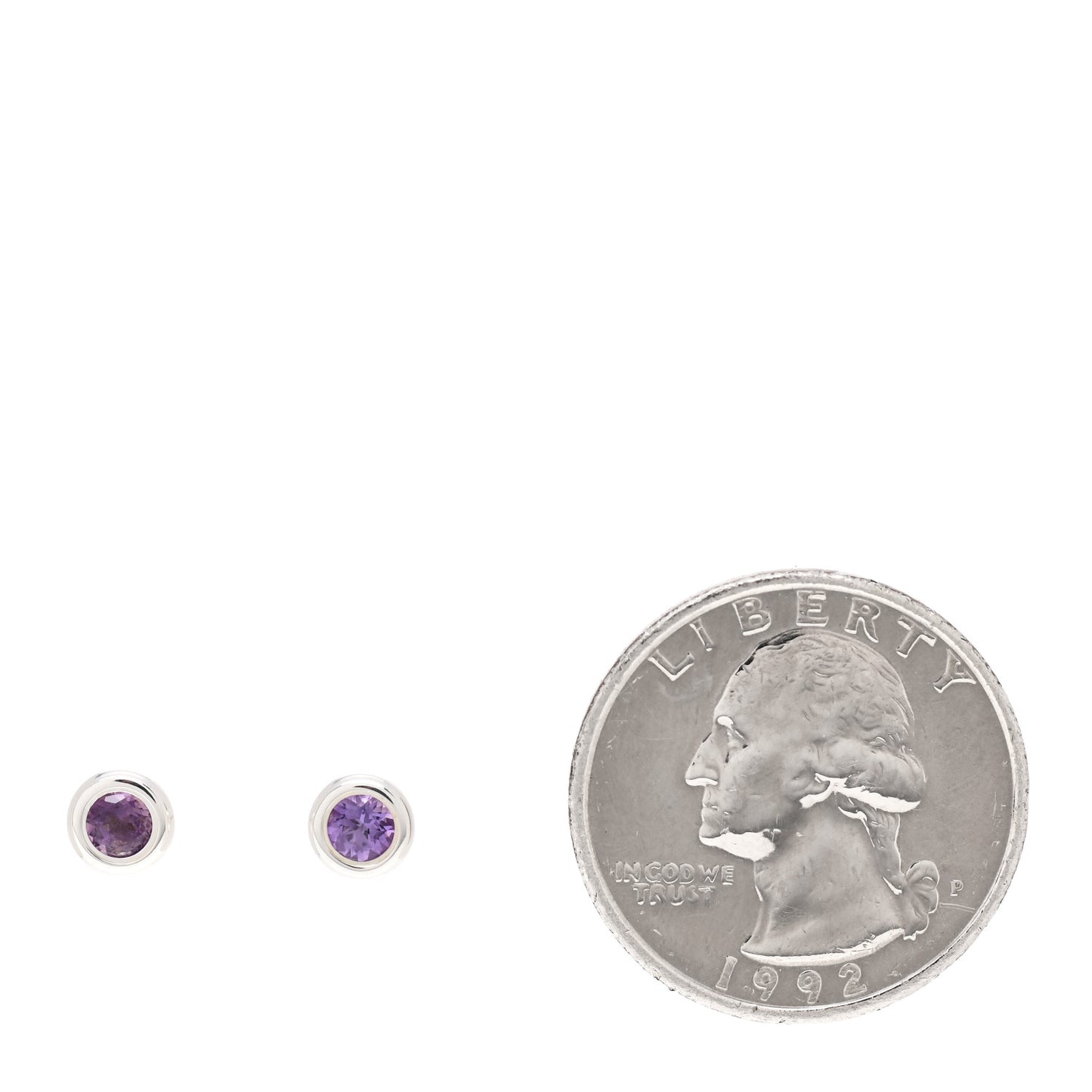 Sterling Silver Amethyst Color By The Yard Earrings
