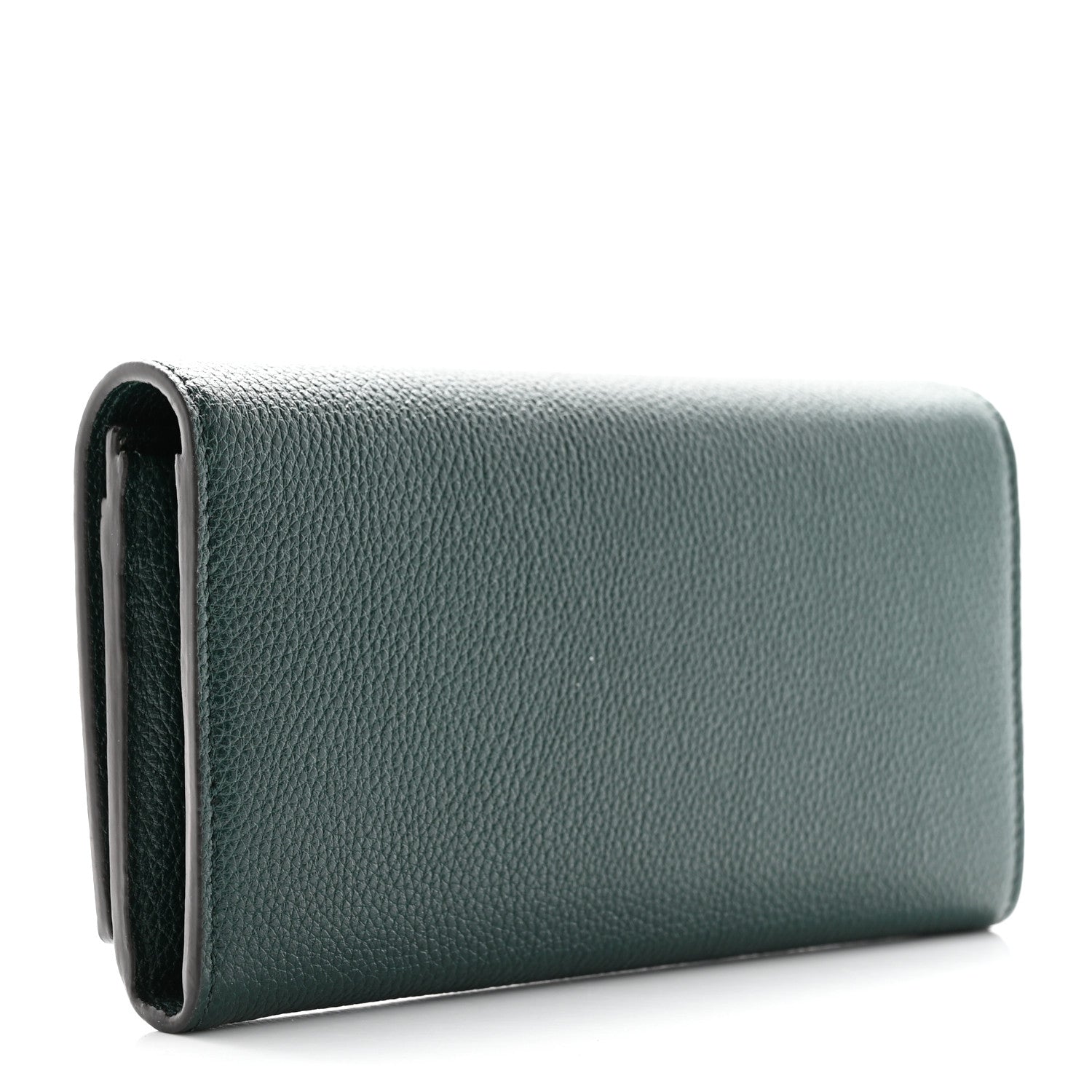 Gucci Grainy Calfskin Zumi Continental Wallet Vintage Green 3 of 11