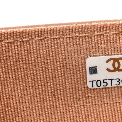 Chanel Caviar Quilted Medium Flap Wallet Dark Beige 7 of 9