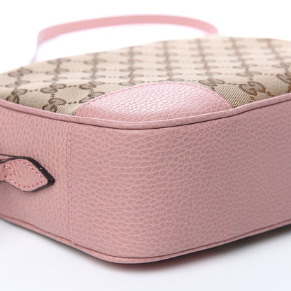 Gucci Monogram Mini Bree Messenger Bag Beige Soft Pink 8 of 9
