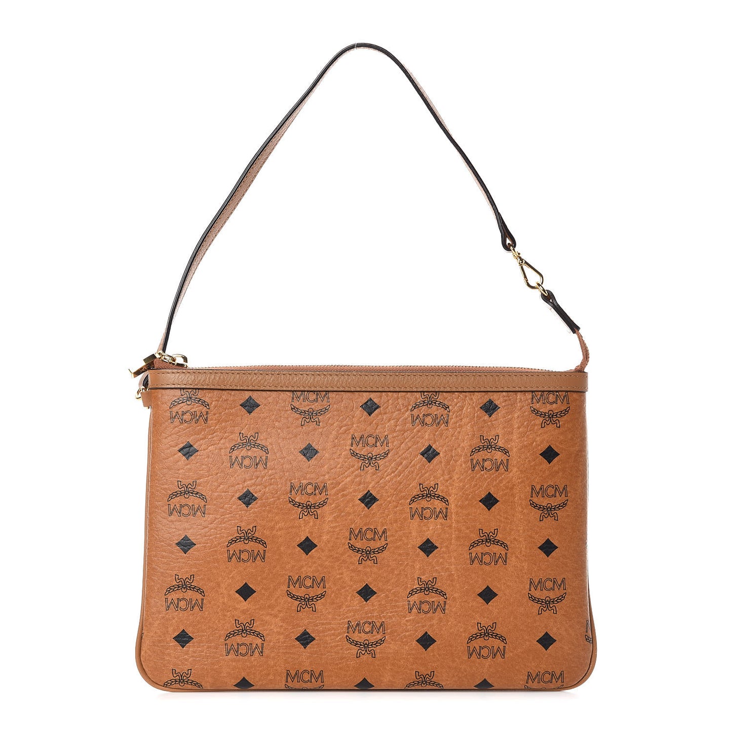 Visetos Liz Shopper Tote Pouch Cognac