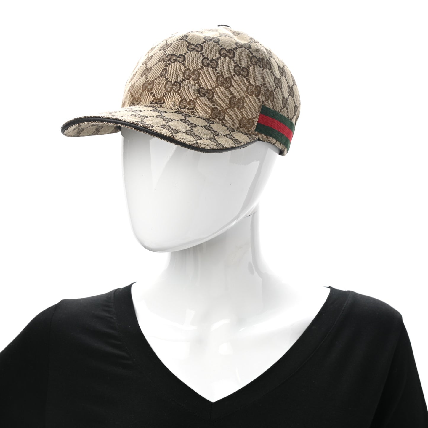 Monogram Web Baseball Hat S Beige Cocoa