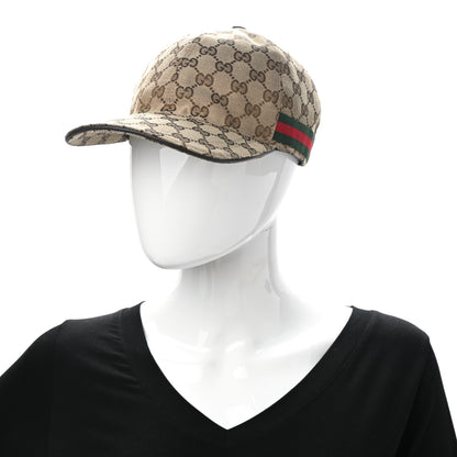 Gucci Monogram Web Baseball Hat S Beige Cocoa 2 of 12