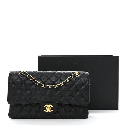 Chanel Caviar Quilted Medium Double Flap Black 11 of 11