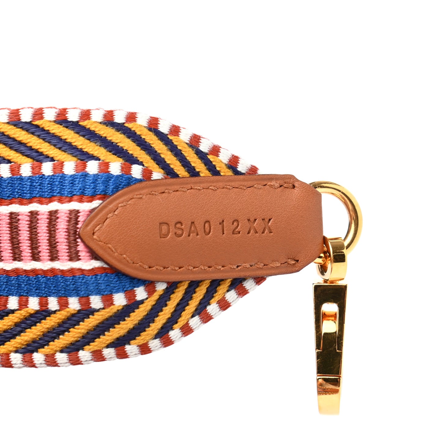 Toile Swift 50mm Sangle Cavale Shoulder Strap Ambre Rose D'Ete Gold