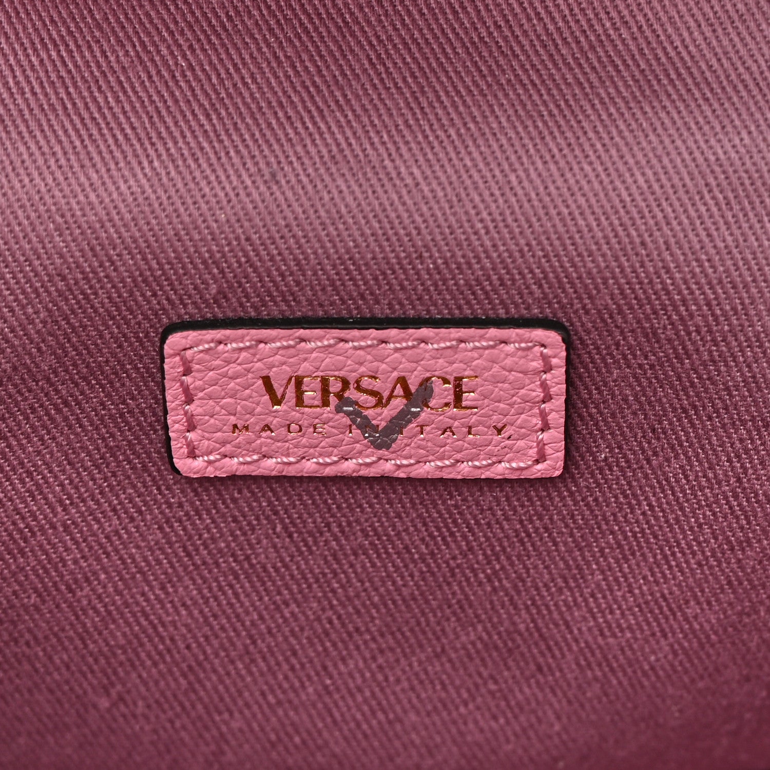 Versace Grained Calfskin Medusa Vanity Case Pink 6 of 13