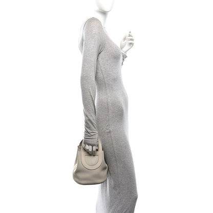 Hermes Taurillon Clemence Swift In-The-Loop 18 Bag Craie 2 of 10