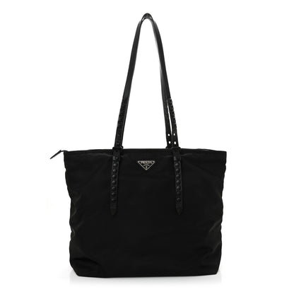 Prada Nylon New Vela Studded Black 1 of 18