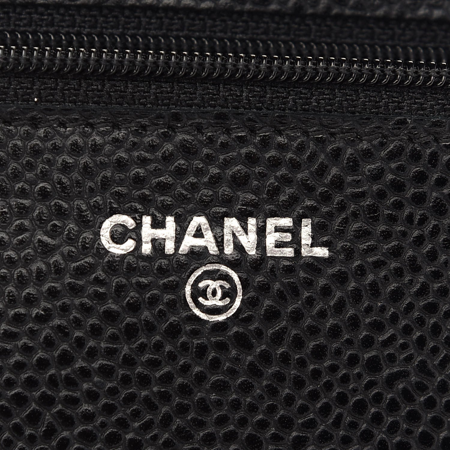 Chanel Caviar Quilted Wallet On Chain WOC Black 6 of 9